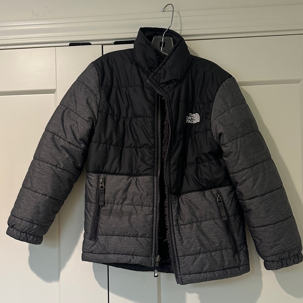 Boys North Face reversible coat
